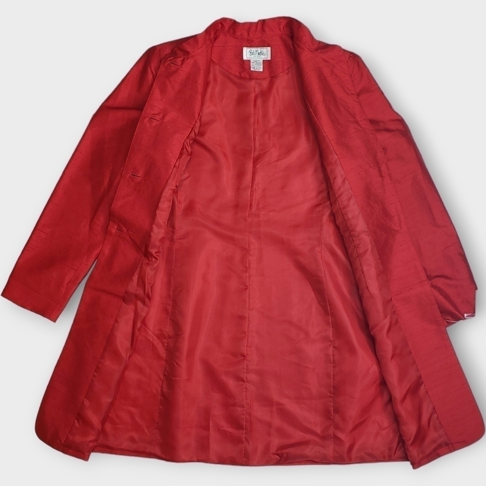Bob Mackie Studio Silk Jacket Size 6 - Picture 4 of 11